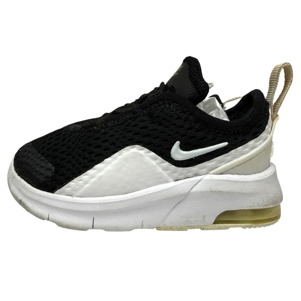 Nike Air Max Motion 2 Baby Toddler Shoes AQ2744-001 Black White Size US 5C